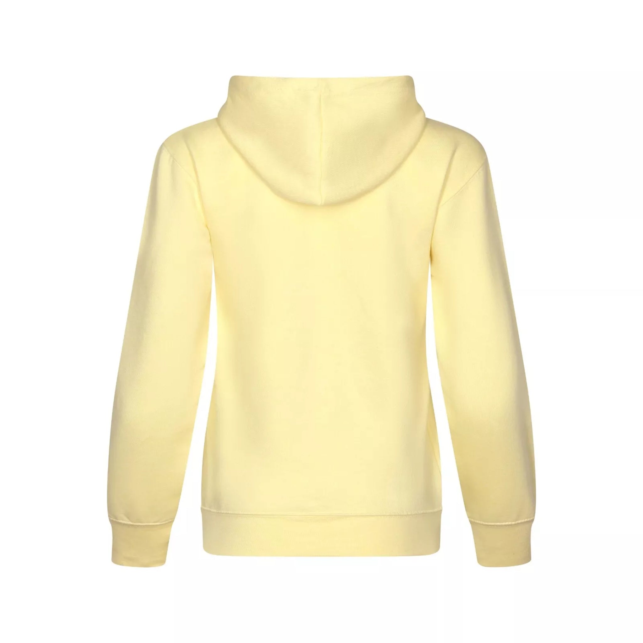 Ladies JDN branded plain lemon yellow tracksuit set with hoodie and joggers – casual loungewear for women